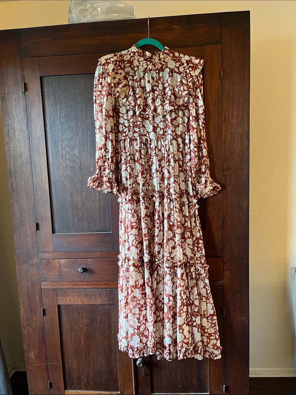 DOEN Caramel Dress - Ambridge Rose Red - NWT in XS - Picture 1 of 9